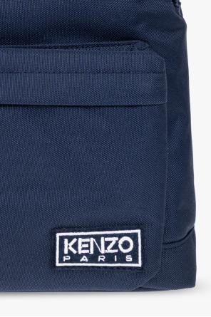 Kenzo Kids mini Hortensia leather bag Rosso